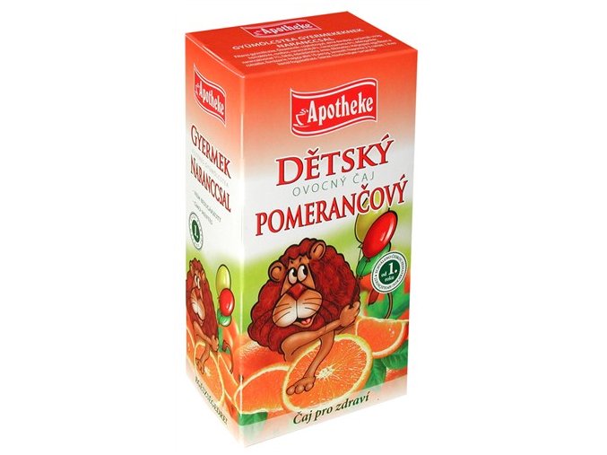 Apotheke Dětský ovocný čaj pomerančový 20x2g