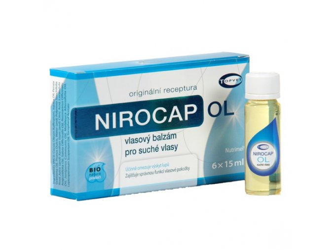 Topvet Nirocap OL vlasový balzám pro suché vlasy 6x15 ml