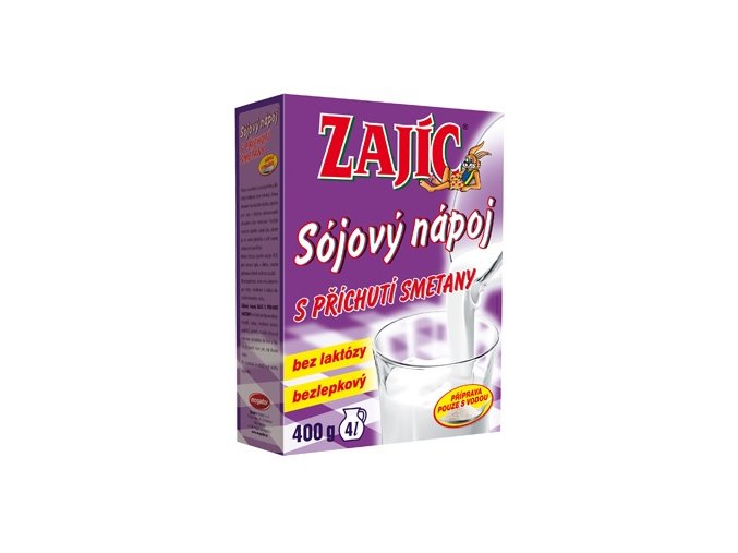 Mogador Sójový nápoj Zajíc s příchutí smetany 400 g