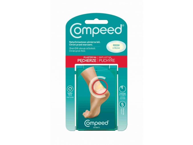 Compeed Náplast na puchýře střední 10 ks