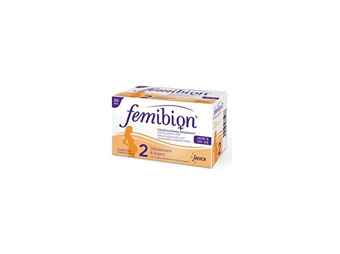 Merck Femibion 2 s vitamínem D3 30 tbl. + 30 tob.