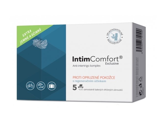 Intim Comfort Anti-intertrigo komplex vlhčené ubrousky (Balení 10 ks)