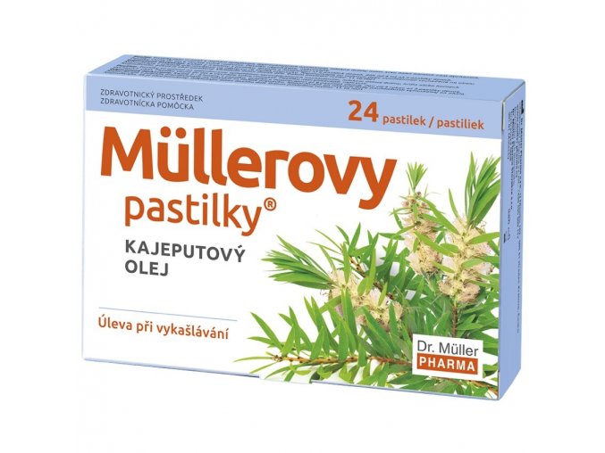 Dr. Müller Müllerovy pastilky s kajeputovým olejem 24 pastilek