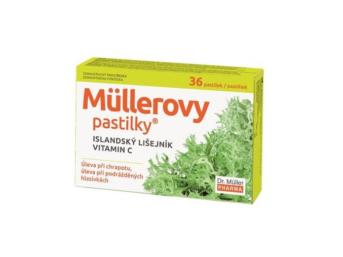 Dr. Müller Müllerovy pastilky s islandským lišejníkem 36 pastilek