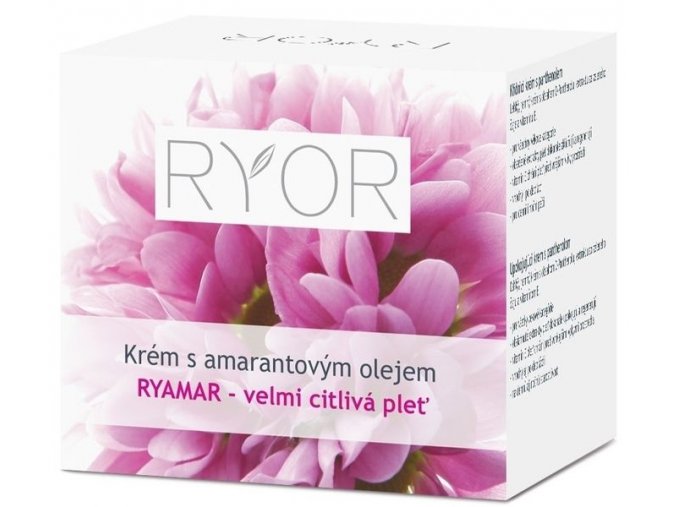 Ryor Krém s amarantovým olejem pro velmi citlivou pleť Ryamar 50 ml