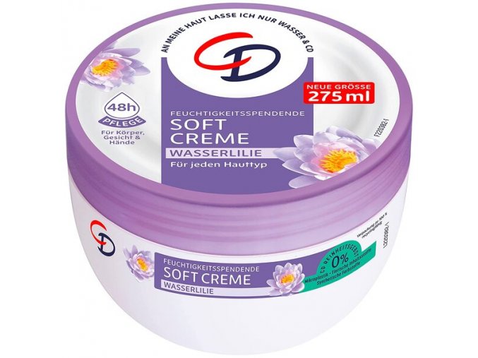 CD Jemný hydratační krém Wasserlilie Soft 275 ml