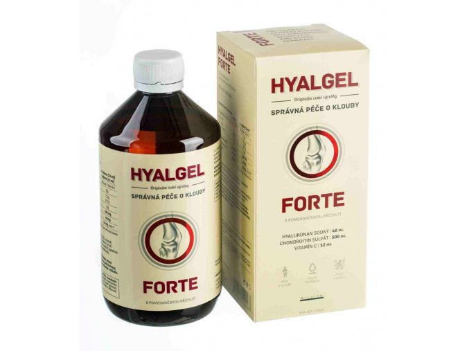 Silvita Hyalgel forte s pomerančovou příchutí 500 ml