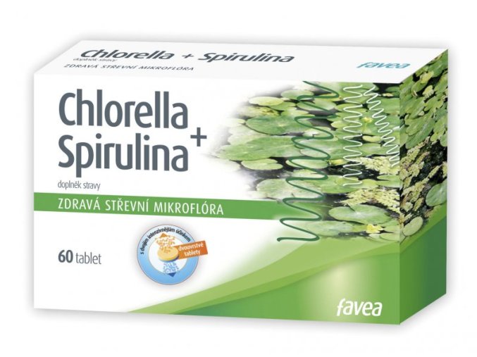 Favea Chlorella + Spirulina 60 tbl.