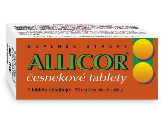 Naturvita Allicor česnekové tablety 60 tbl.