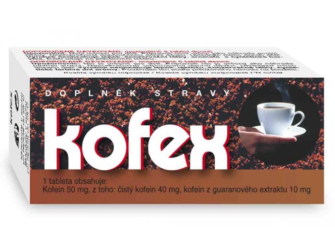 Naturvita Kofex přírodní kofein + guarana 80 tbl.