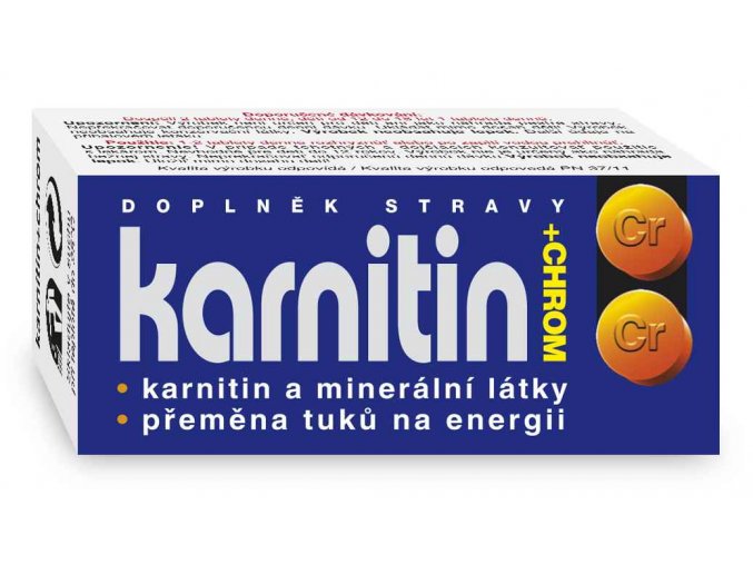 Naturvita Karnitin + chrom 50 tbl.