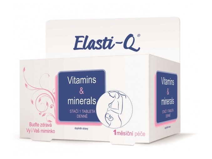 Elasti Q Vitamins & Minerals 30 ks