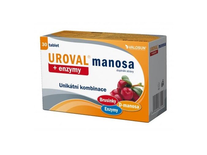 Valosun Uroval manosa + enzymy 30 tbl.