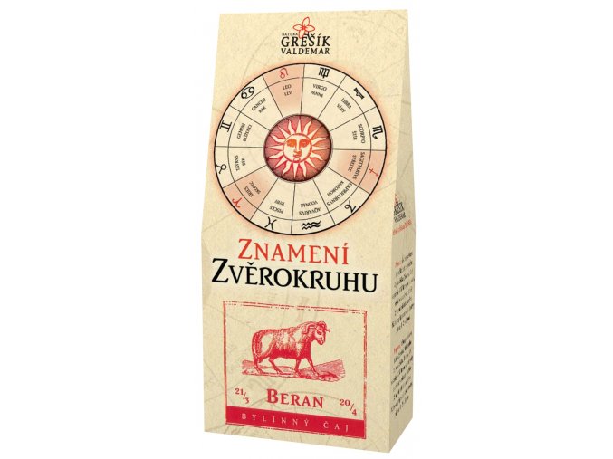 Grešík Znamení zvěrokruhu – BERAN čaj sypaný 50g