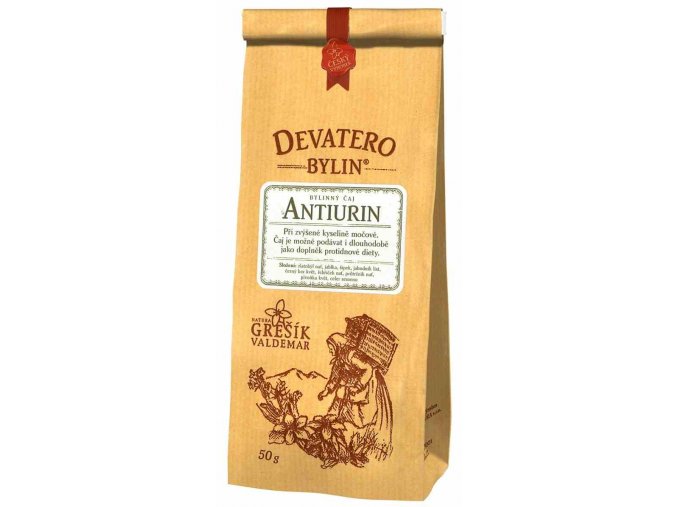 Grešík Antiurin čaj sypaný 50 g Devatero bylin