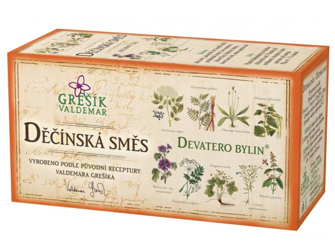 Grešík Děčínská směs čaj n.s. 20x1.5g Devatero bylin