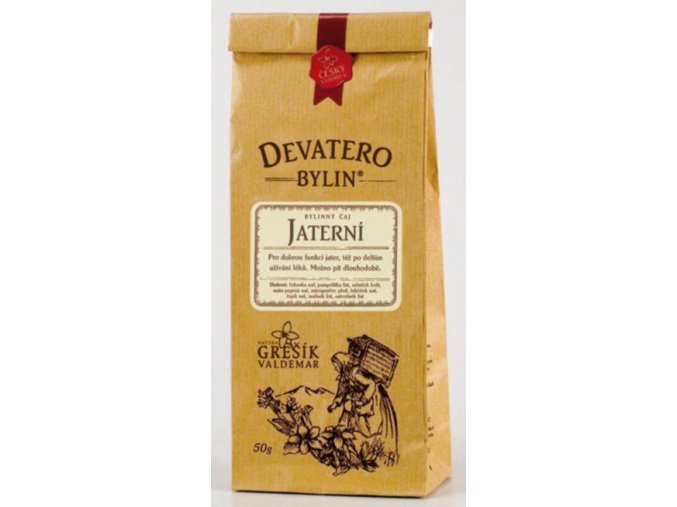 Grešík Jaterní čaj sypaný 50 g Devatero bylin