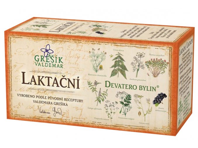 Grešík Laktační čaj n.s. 20x1.5g Devatero bylin