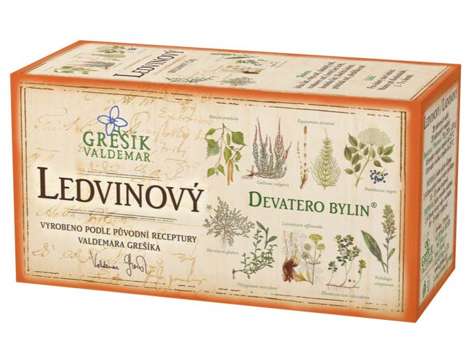 Grešík Ledvinový čaj n.s. 20x1.5g Devatero bylin