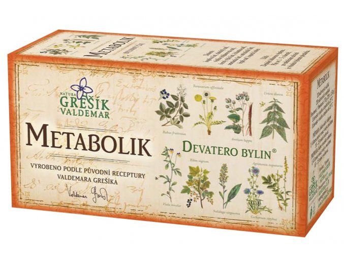 Grešík Metabolik čaj n.s. 20x1.5g Devatero bylin