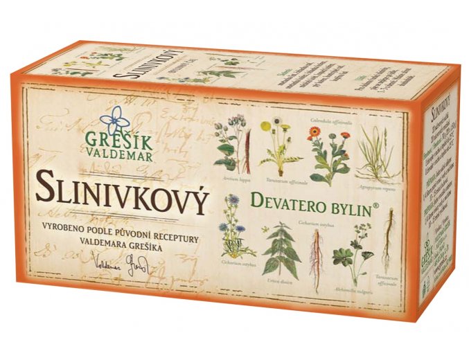 Grešík Slinivkový čaj n.s. 20x1.5g Devatero bylin