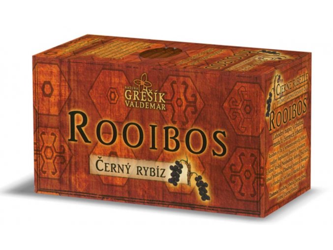 Grešík Rooibos Černý rybíz  n.s. 20 x 1,5 g