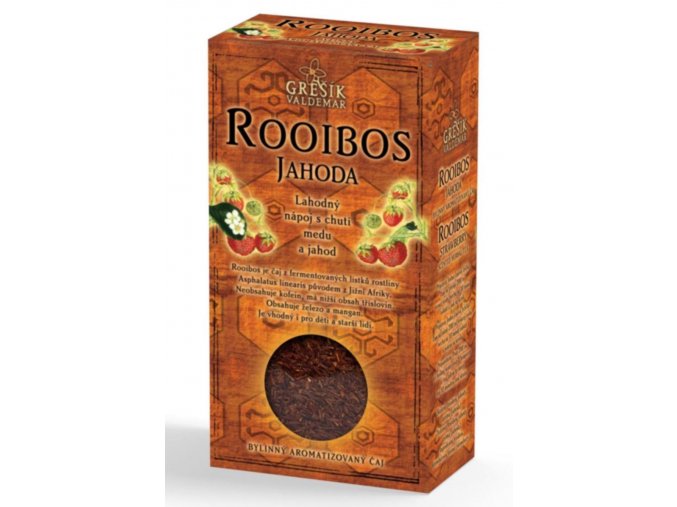 Grešík Rooibos Jahoda sypaný 70 g