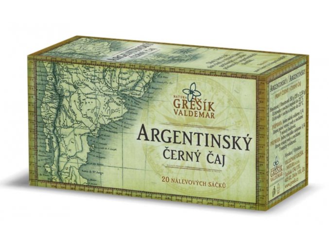 Grešík Argentinský černý čaj n.s. 20 x 2,0 g