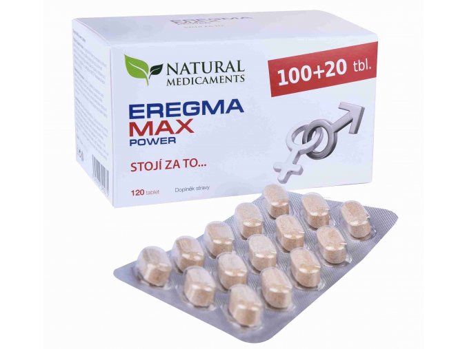 natural medicaments eregma max power 100 tbl 20 tbl zdarma