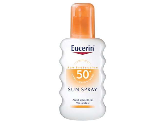 Eucerin Sun Sprej na opalování bez parfemace SPF 50+ 200 ml