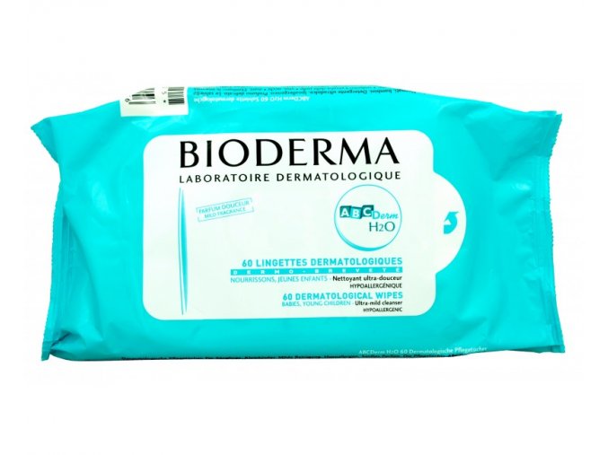 Bioderma Dětské čisticí ubrousky ABCDerm 60 ks