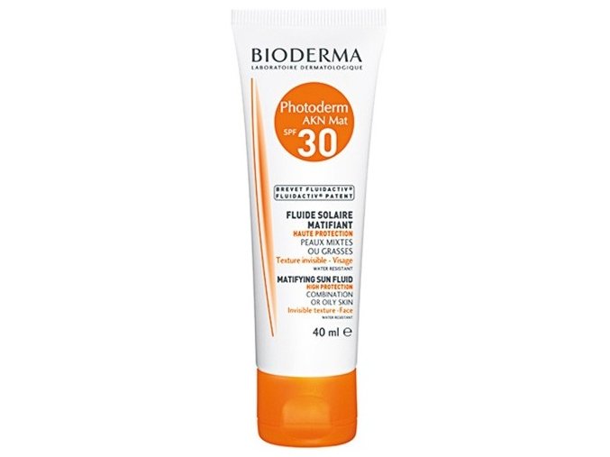 Bioderma Zmatňující fluid na opalování Photoderm AKN Mat SPF 30 40 ml