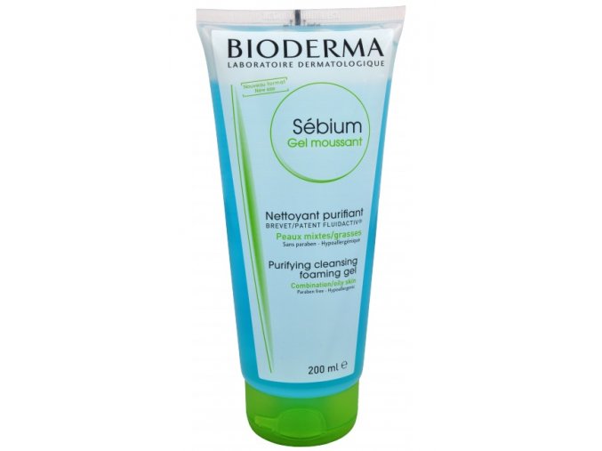 Bioderma Čisticí pěnivý gel pro smíšenou až mastnou pleť Sebium 200 ml