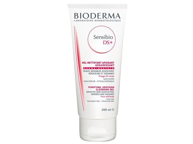 Bioderma Čisticí pěnivý gel Sensibio DS+ (Cleansing Gel) 200 ml