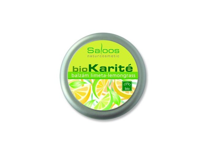 Saloos Bio Karité balzám - Limeta-lemongrass