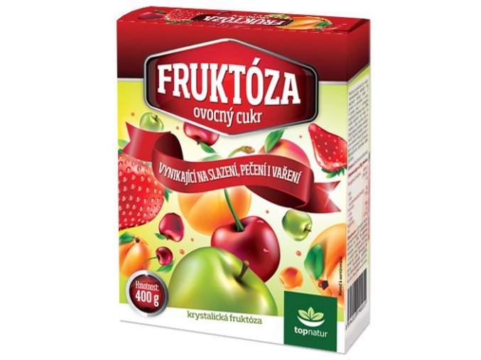 Topnatur Ovocný cukr - fruktóza 400 g