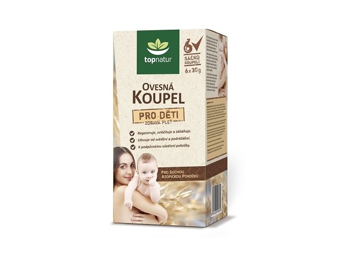 Ovesná koupel pro děti 6 x 25g