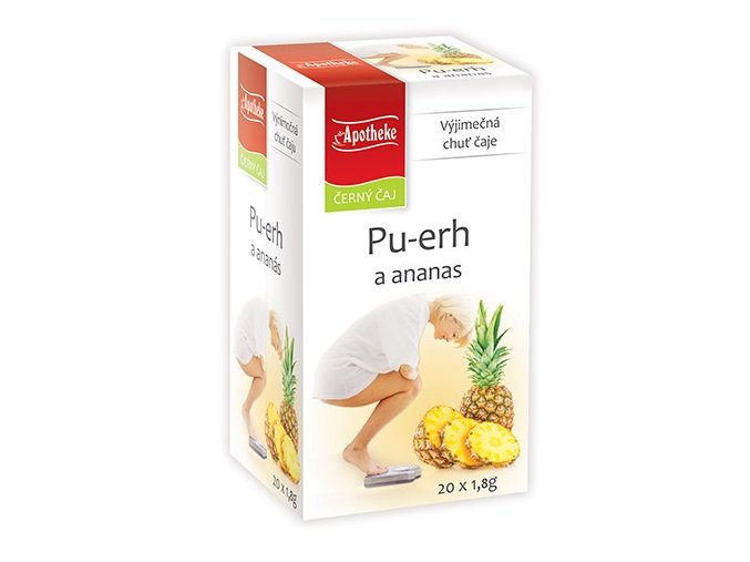 Apotheke Čaj Pu-erh a ananas 20x1,8g