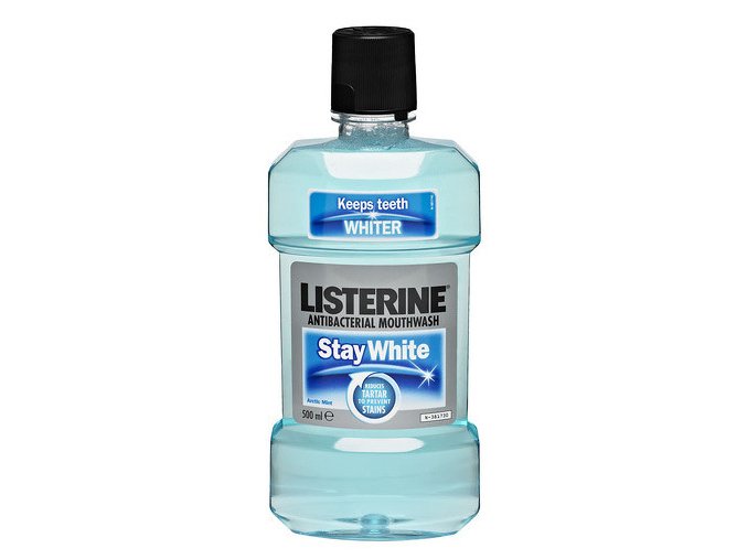 Listerine Ústní voda s bělícím účinkem Stay White 500 ml