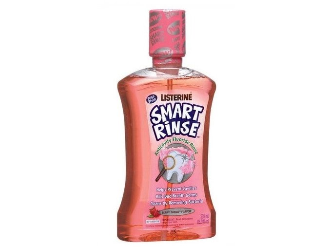Listerine Ústní voda pro děti s ovocnou příchutí Smart Rinse Berry 250 ml