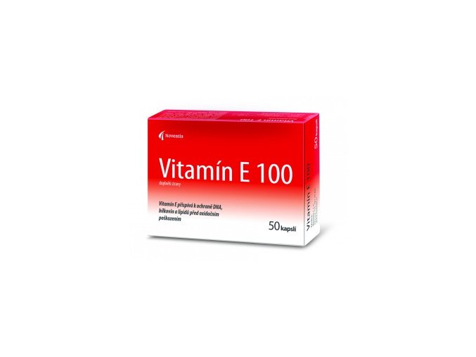 Noventis Vitamín E 100mg 50 kapslí