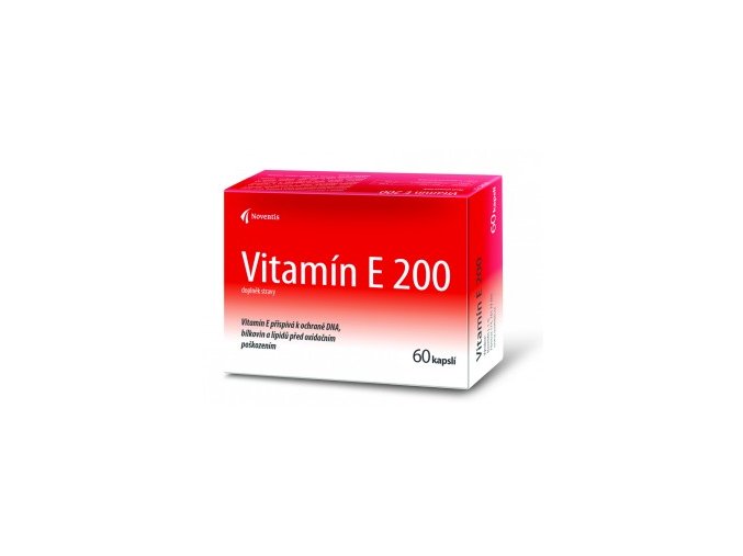 Noventis Vitamín E 200mg 60 kapslí