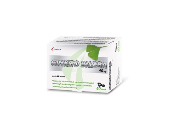 Noventis Ginkgo Biloba 40mg 60 kapslí