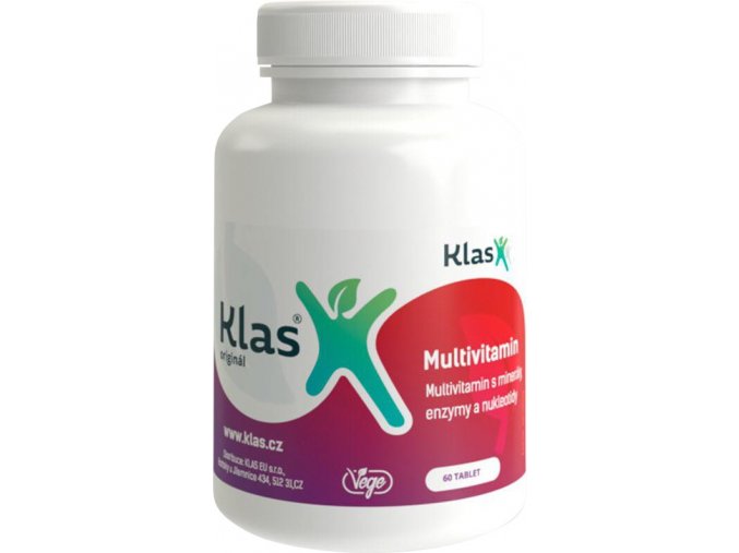 Klas Multivitamíny plus minerály a enzymy 60 tbl.