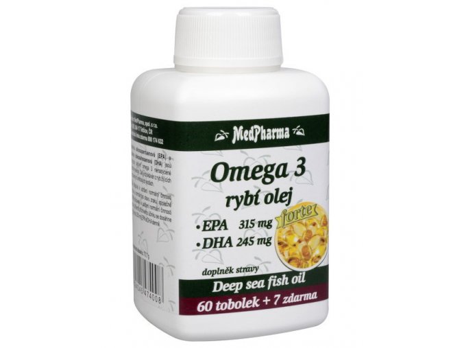 MedPharma Rybí olej Forte - EPA + DHA 67 tob.