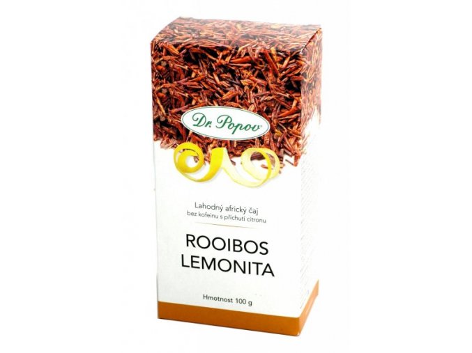 Dr. Popov Čaj Rooibos Lemonita sypaný 100 g