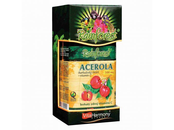 VitaHarmony Acerola 500 mg & Vitamin C 250 mg 90 tbl.