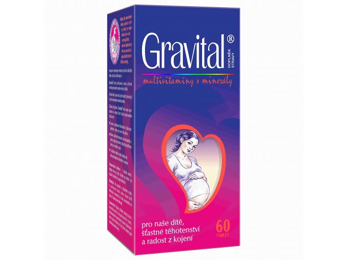 VitaHarmony Gravital pro těhotné a kojící ženy 60 tbl.
