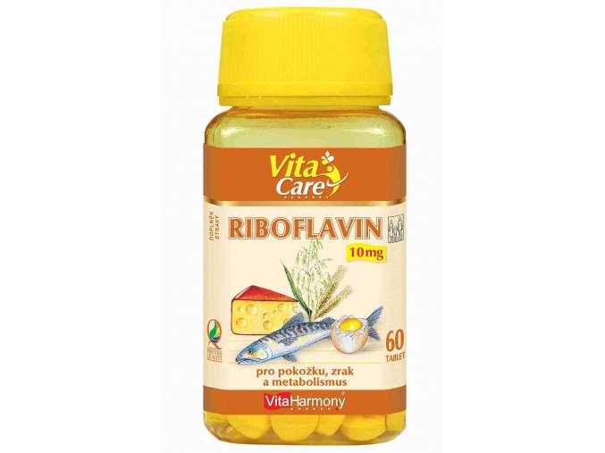 VitaHarmony Riboflavin 10mg 60 tbl.