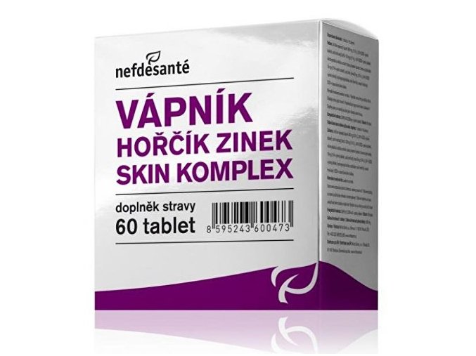 Nefdesanté Vápník Hořčík Zinek Skinkomplex 90 tbl.